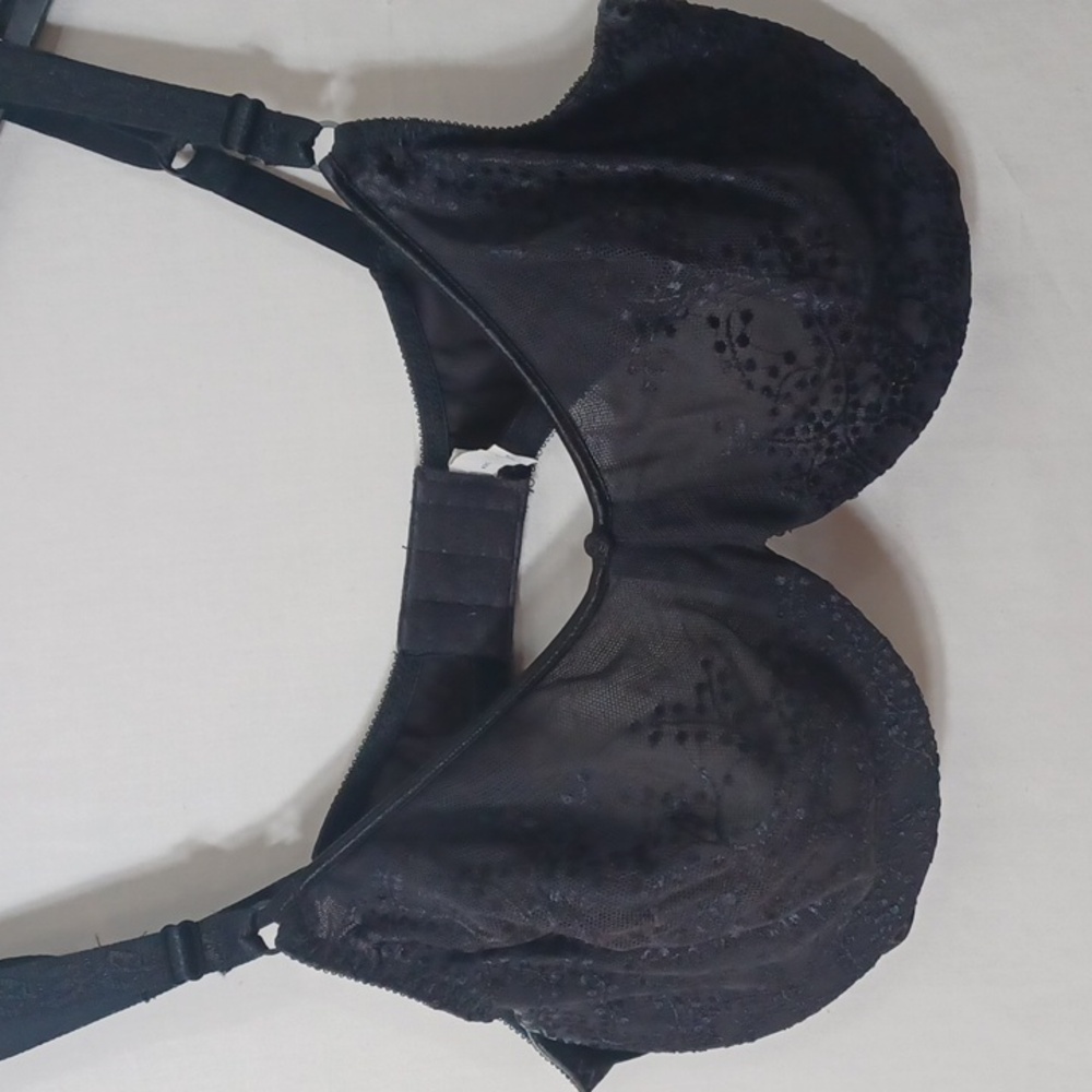 Playtex Black Lace Underwire Bra